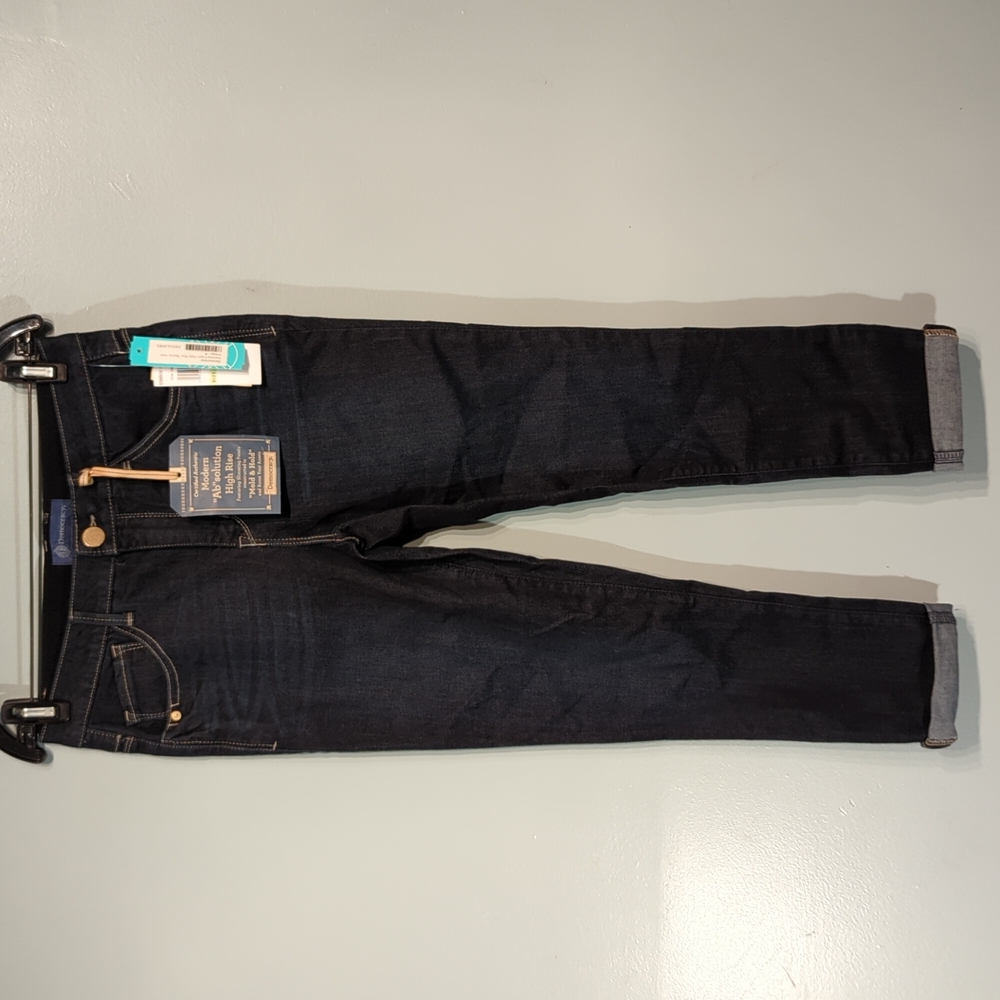 Democracy Women's High Rise Jeans - Dark Blue
